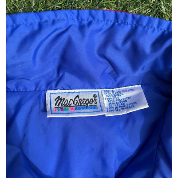 MacGregor Windbreaker Jacket – Blue Red White Colorblock 80s/90s Men’s - Picture 3 of 6